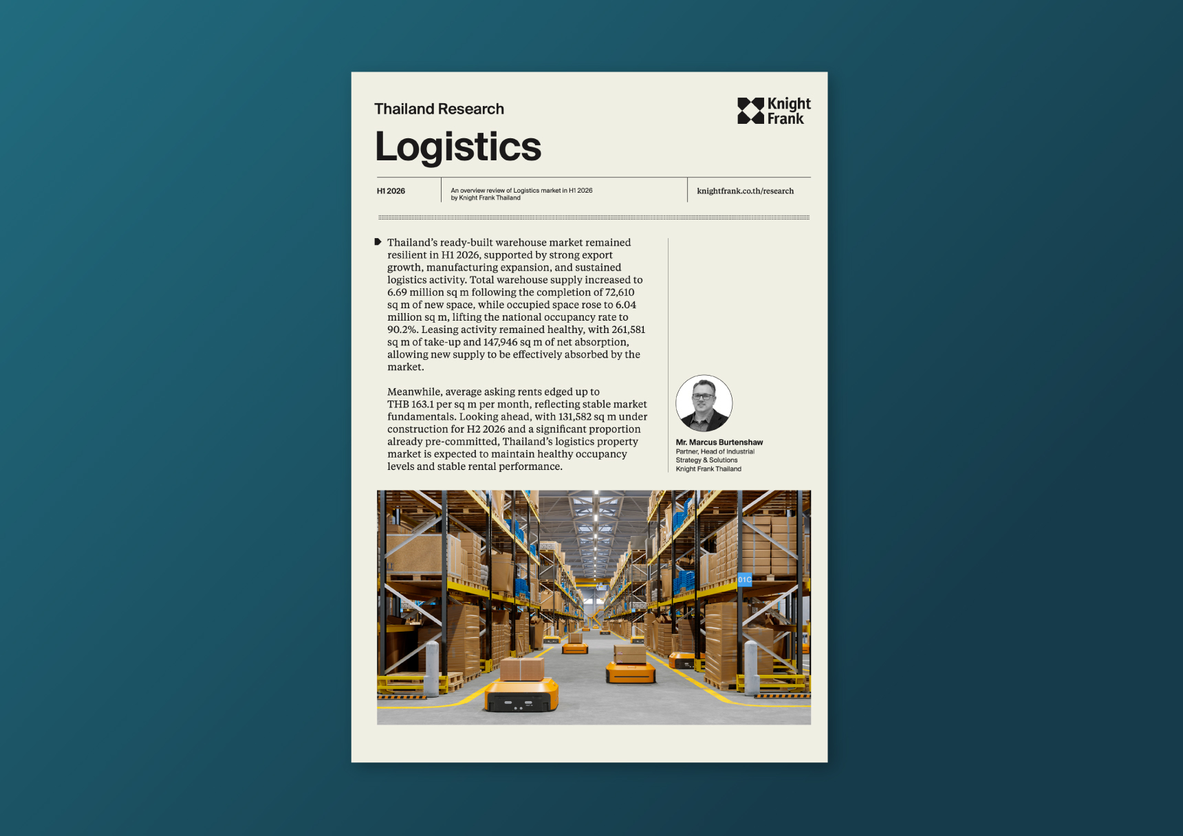 Thailand Logistics Property Market - H1 2026