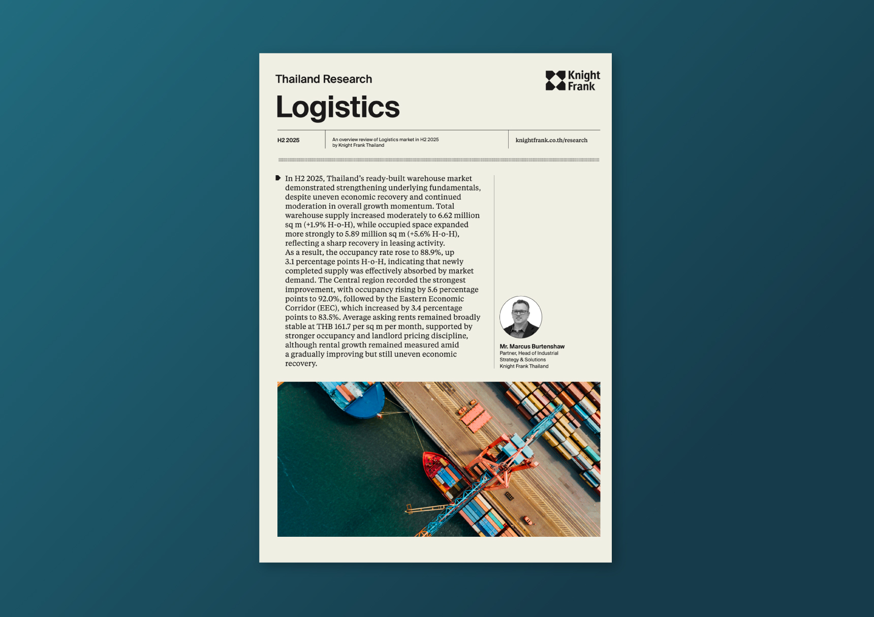 Thailand Logistics Property Market - H2 2025