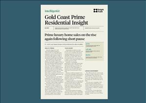 Gold Coast Prime Residential InsightGold Coast Prime Residential Insight - Q4 2023