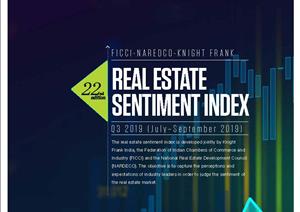 Knight Frank FICCI NAREDCO India Real Estate Sentiment IndexKnight Frank FICCI NAREDCO India Real Estate Sentiment Index - Real Estate Sentiment Index Q3 2019 (July-September 2019)