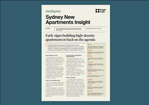 Sydney New Apartments InsightSydney New Apartments Insight - Q3 2023