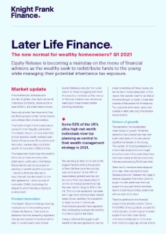 Later Life Finance Report
