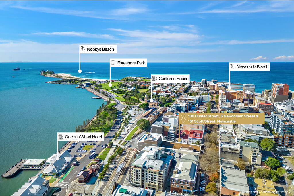 Image of 136 Hunter Street, 6 Newcomen Street & 151 Scott Street, Newcastle, NSW 2300