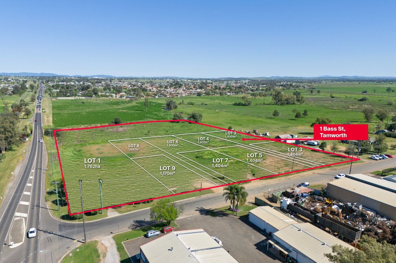 Image of Oxley Industrial Estate, Bass Street, Tamworth, NSW 2340