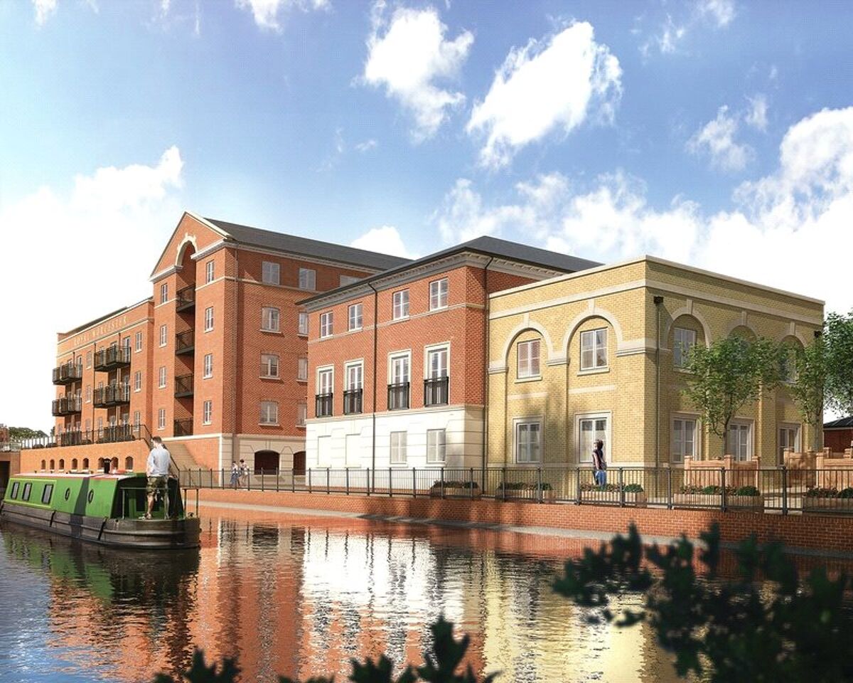 development for sale in The Waterside, Fonthill Court, Worcester