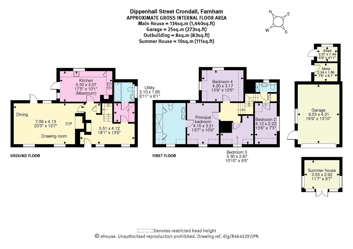 house for sale in Dippenhall Street, Crondall, Farnham, Hampshire, GU10 BSK012144342 Knight