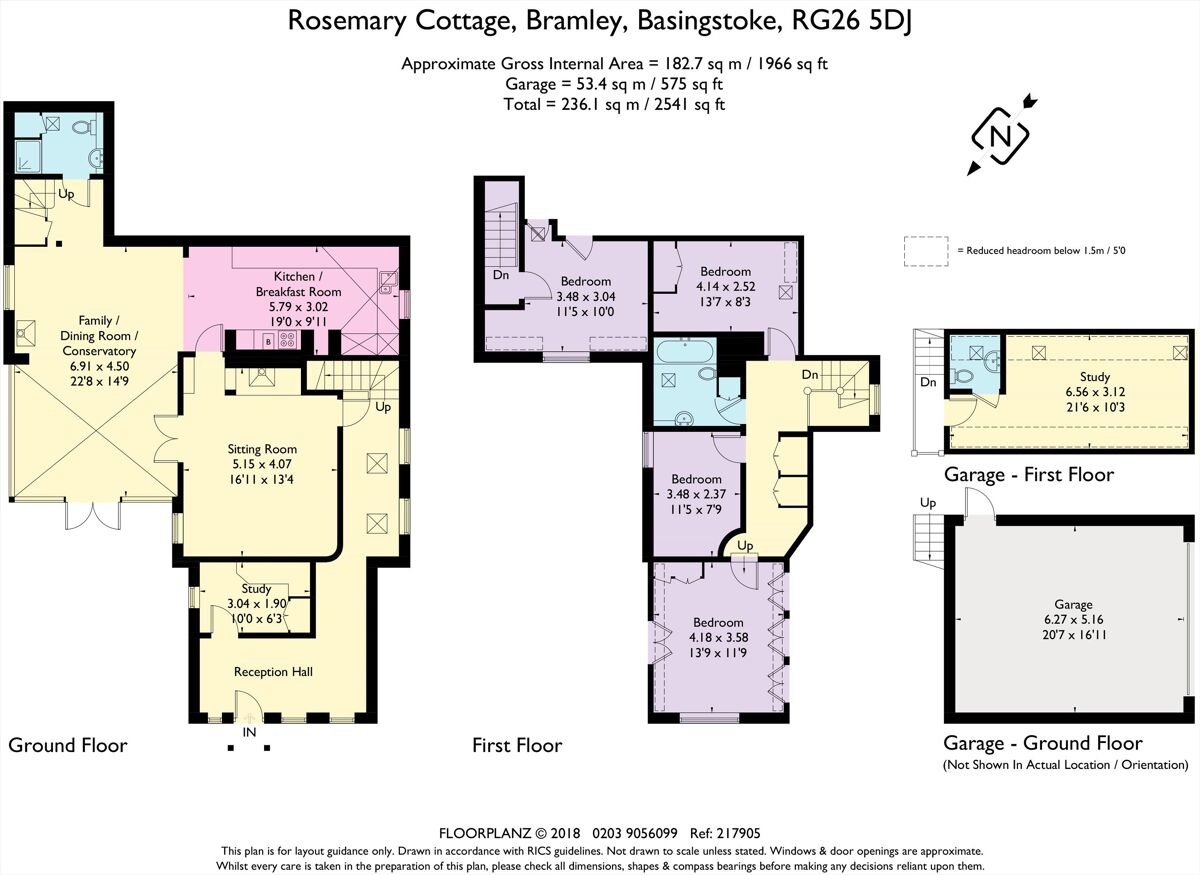 house for sale in Bramley Corner, Bramley, Tadley, Hampshire, RG26