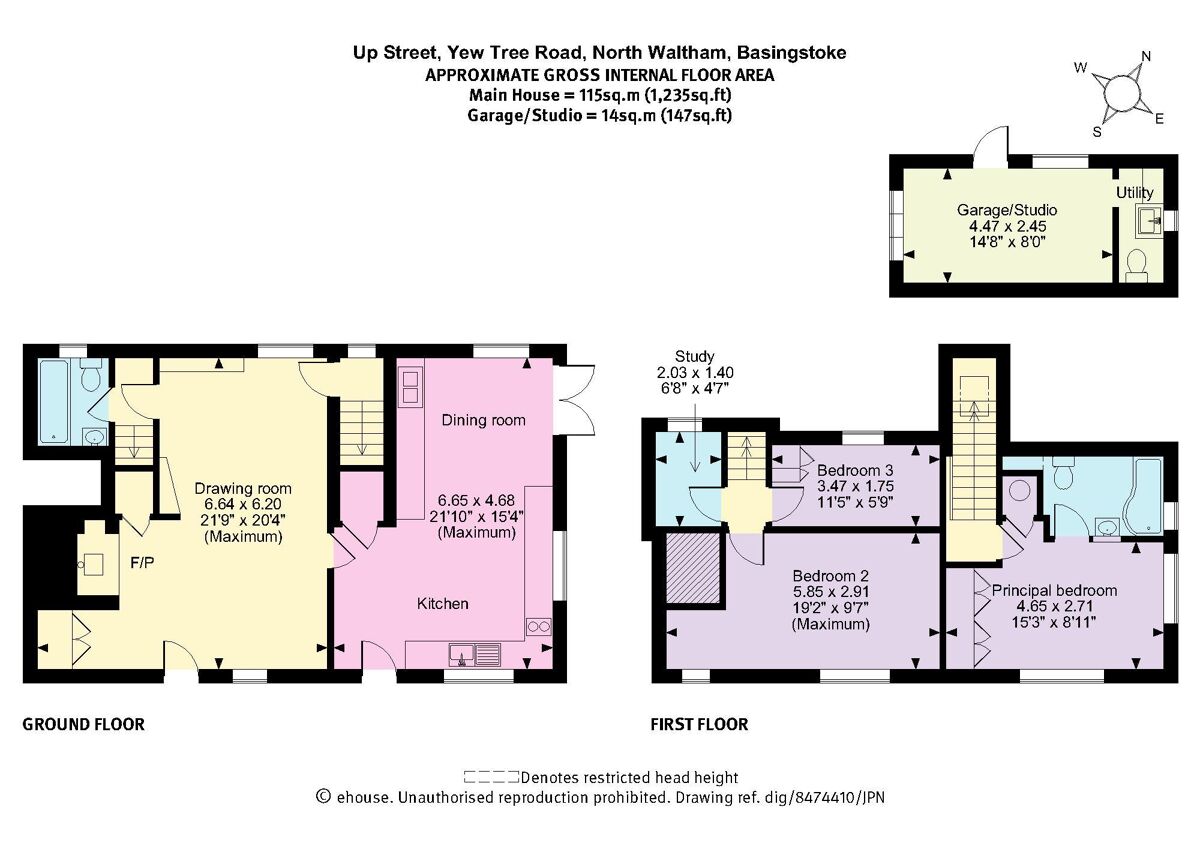 house for sale in Yew Tree Road, North Waltham, Basingstoke, Hampshire
