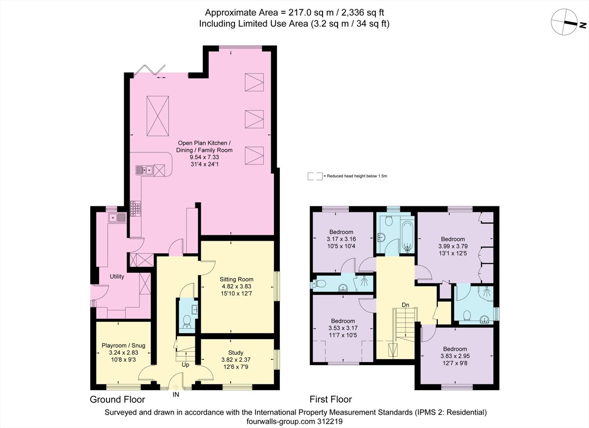 house for sale in Bramley Road, Pamber End, Hampshire, RG26 BSK012234201 Knight Frank