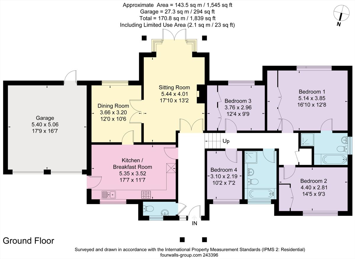 bungalow for sale in Highfields, Overton, Basingstoke, Hampshire, RG25