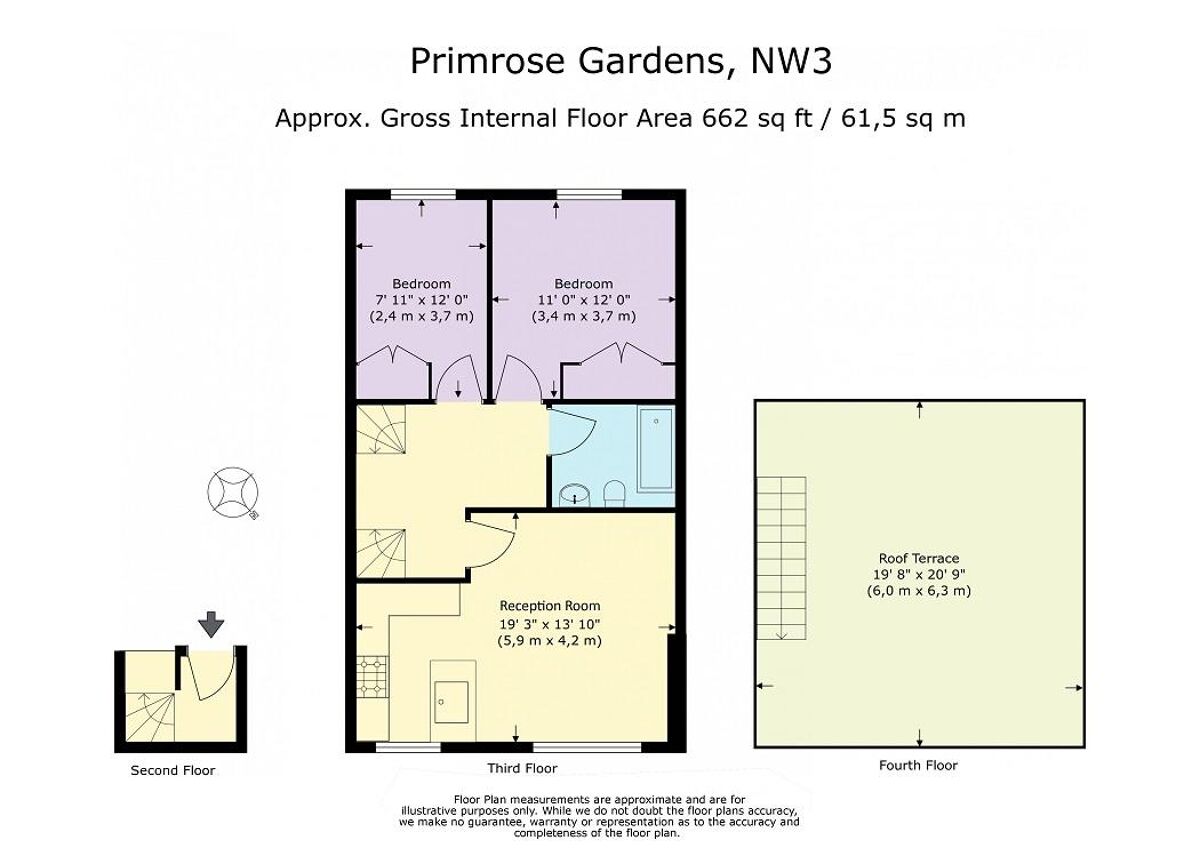 flat for sale in Primrose Gardens, London, NW3 BSZ012076759 Knight