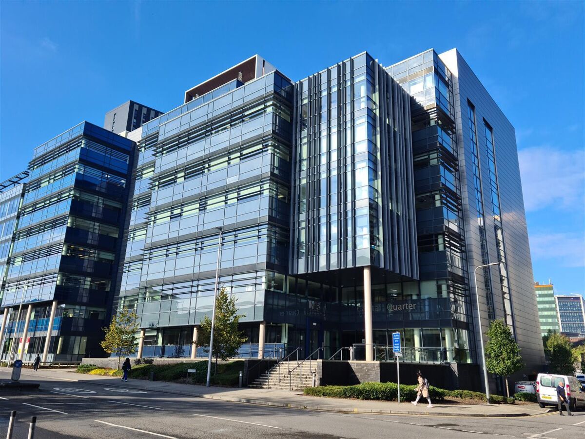 Prime office property located within the Capital Quarter development in the heart of the Welsh capital.