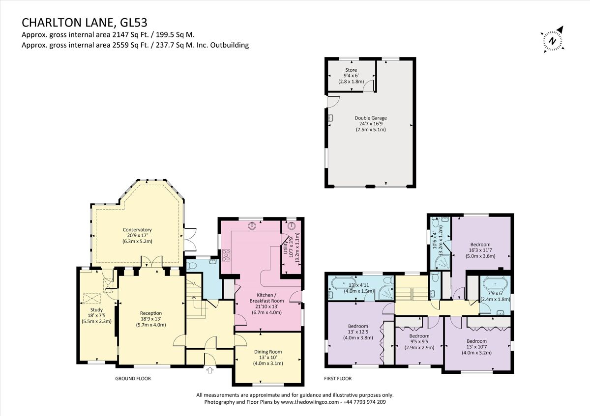 house for sale in Charlton Lane, Cheltenham, Gloucestershire, GL53