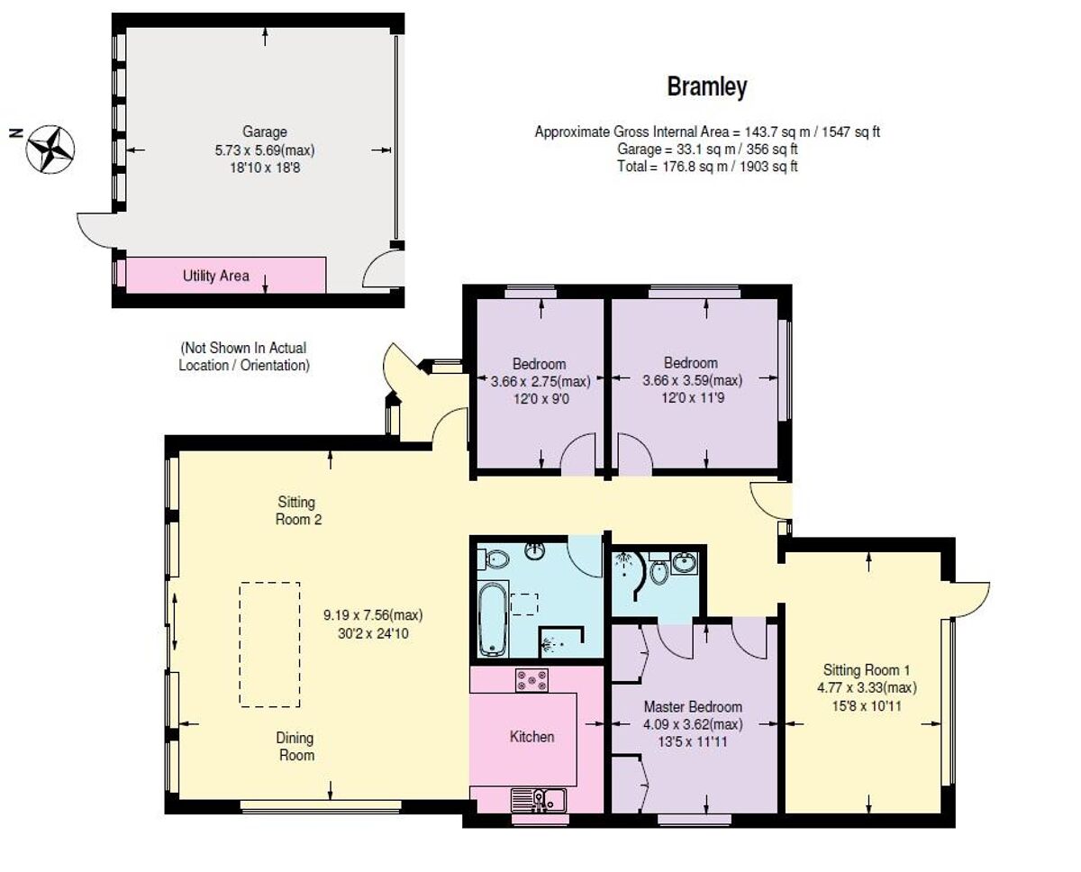 bungalow for sale in Stoke Road, Stoke Orchard, Cheltenham, Gloucestershire, GL52 CHE012178905