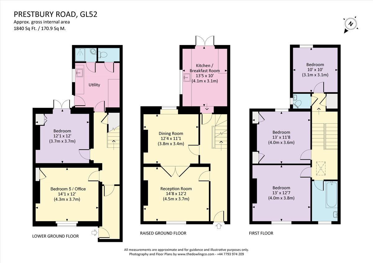 house for sale in Prestbury Road, Cheltenham, Gloucestershire, GL52