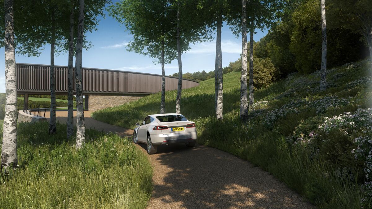 A fully consented building plot in around 20 acres on Charlton Hill ...
