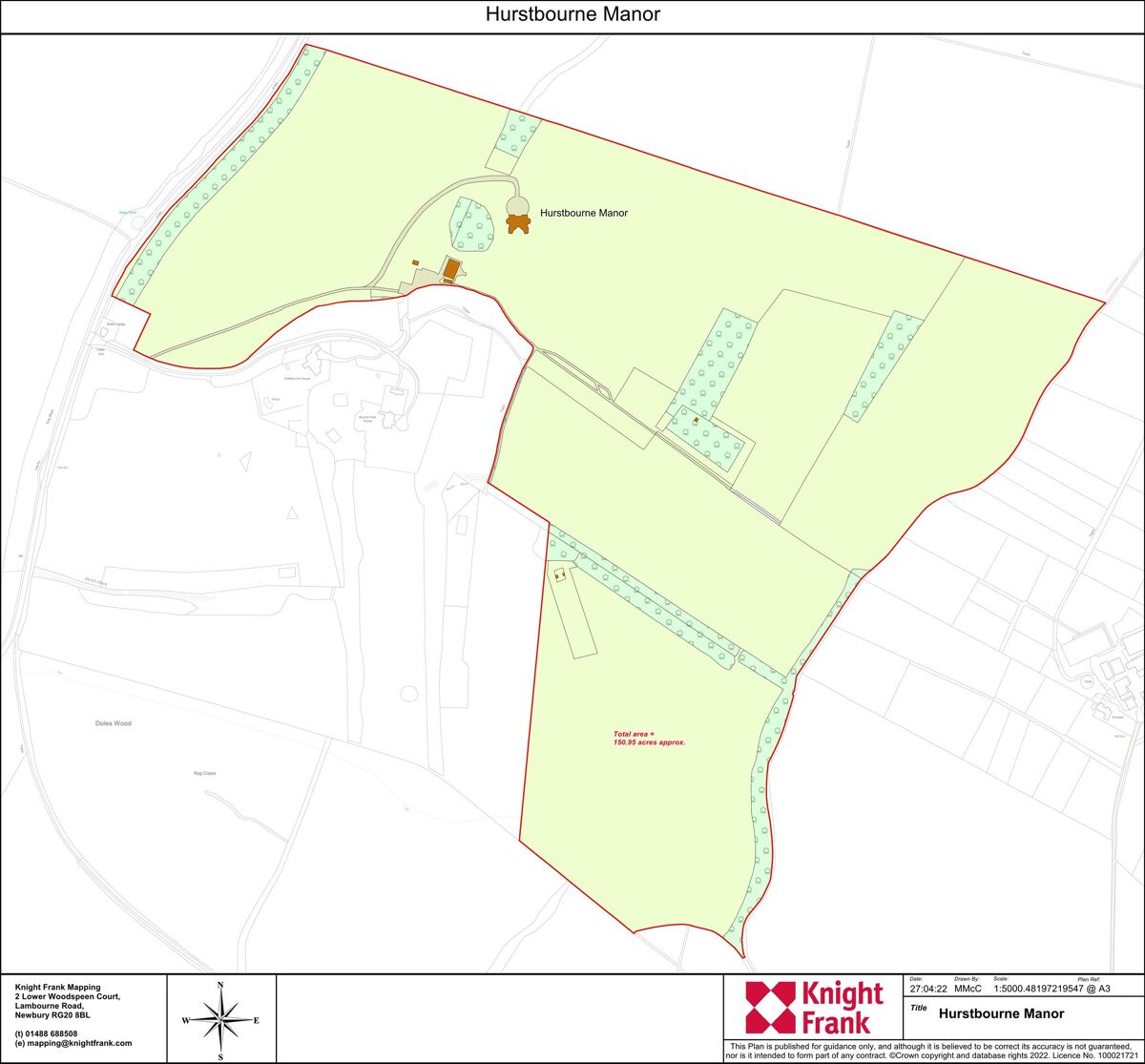 Classically styled bespoke new 6 bedroom house for sale in Hurstbourne