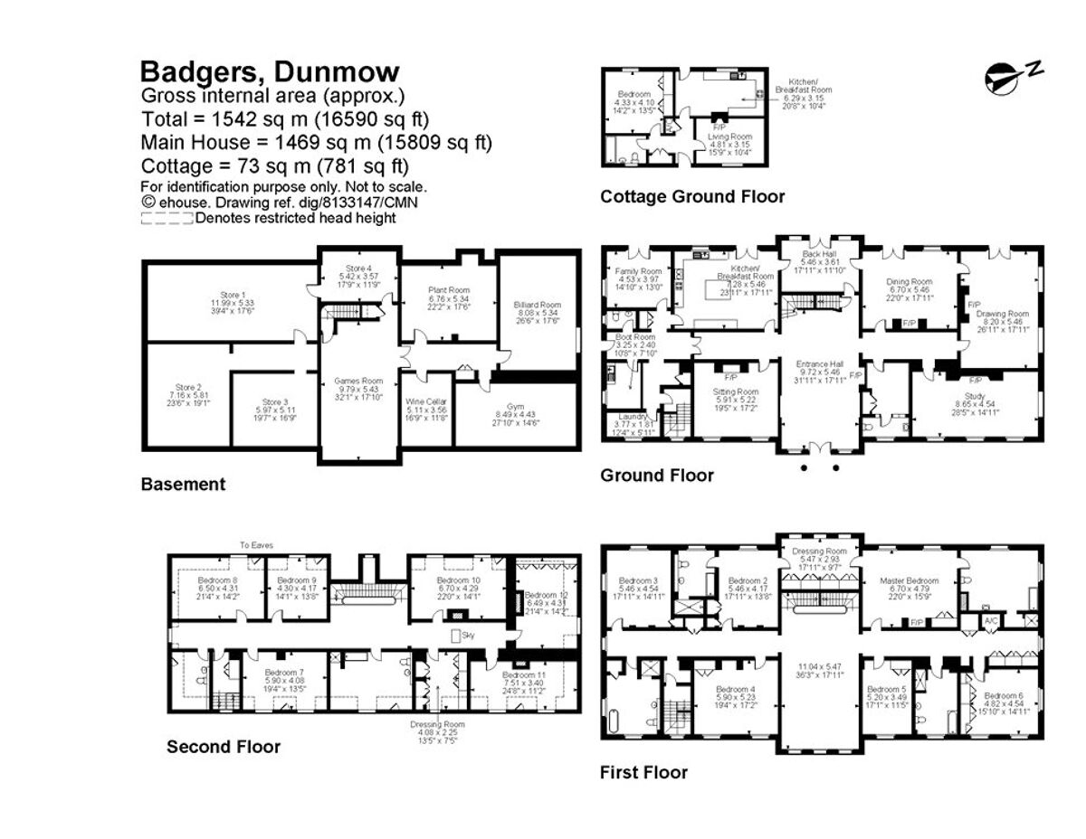 house for sale in Great Canfield, Dunmow, Essex, CM6 CHO100519