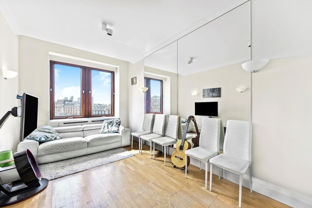 Modern London apartment interior with contemporary design