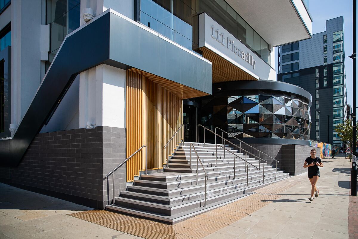 High profile office space next to Manchester Piccadilly.