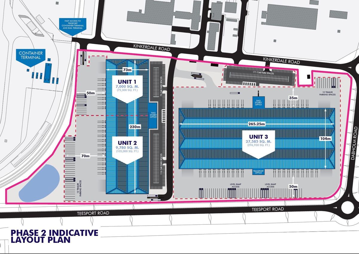 Onroerend goed te huur Teesport Logistics Park, Tees Dock