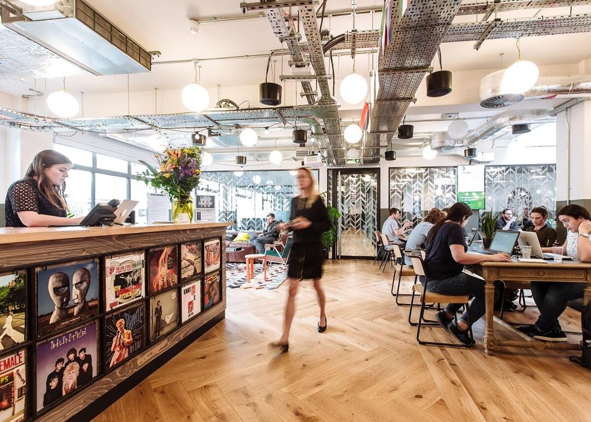This dog friendly workspace is spread over five floors and offers co-working, private offices, a screening room and rooftop terrace, all just a five-minute walk to Tottenham Court Road station.