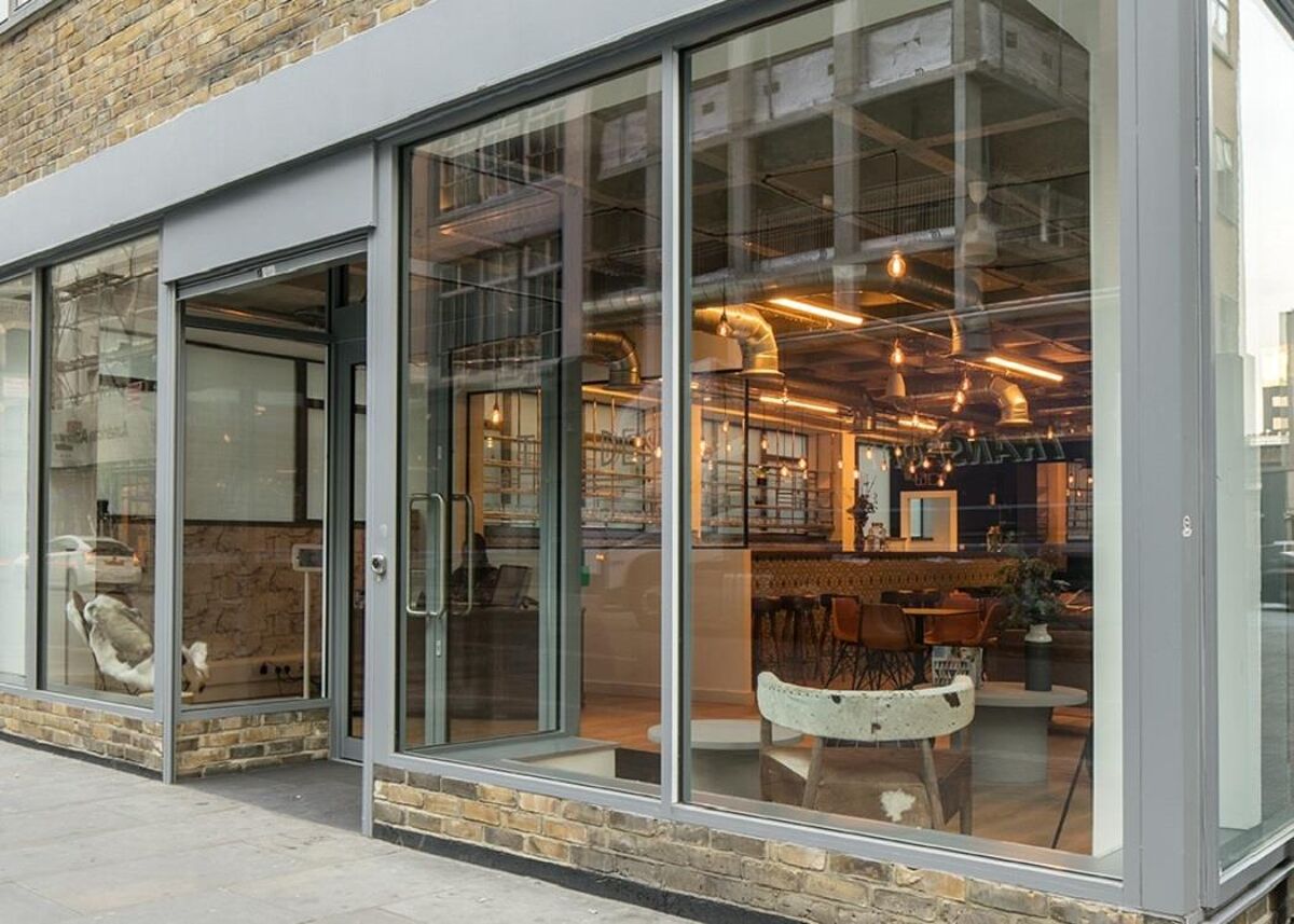 This funky workspace boasts unique coffered ceilings and reclaimed furniture, and has offices, open-plan floor plates, meeting rooms, a coffee shop for clients, fibre broadband and a roof terrace.