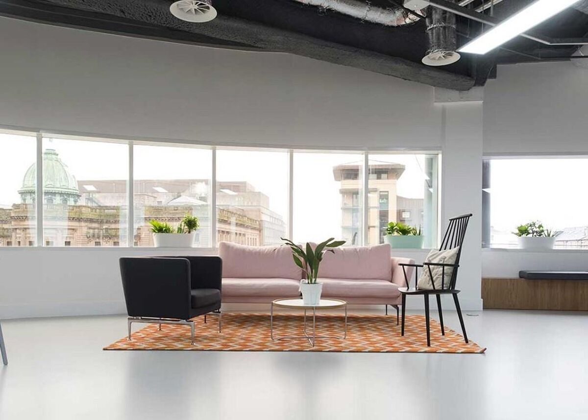 The modern corner building is in one of Glasgow’s liveliest and coolest streets and has private offices, co-working space and meeting rooms, all just ten minutes from St. Georges Cross station.