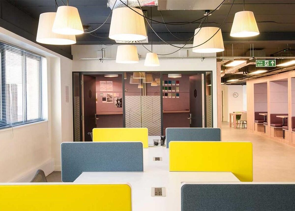 This calm, creative workspace is located in a leafy part of west London and has private offices, co-working and meeting rooms, all just five minutes from Teddington train station.