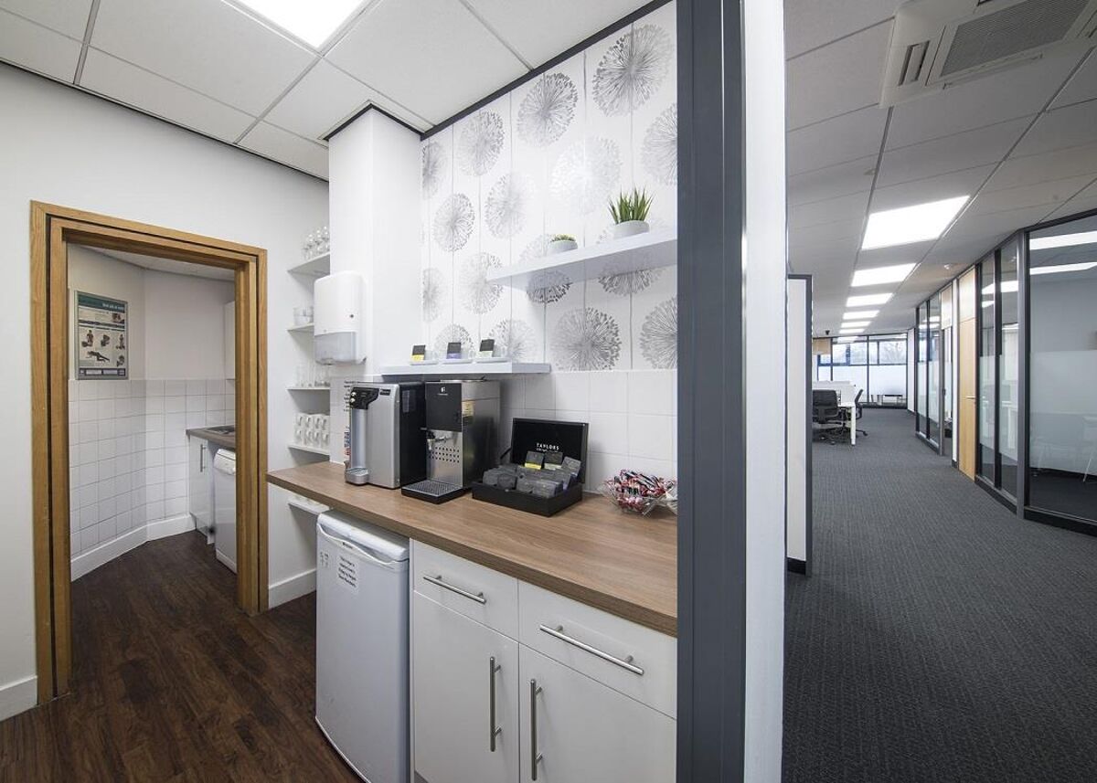 The business centre is located in attractive grounds on a neat estate and offers serviced offices, co-working space and meeting rooms, all just ten minutes’ drive from the railway station and the A1.