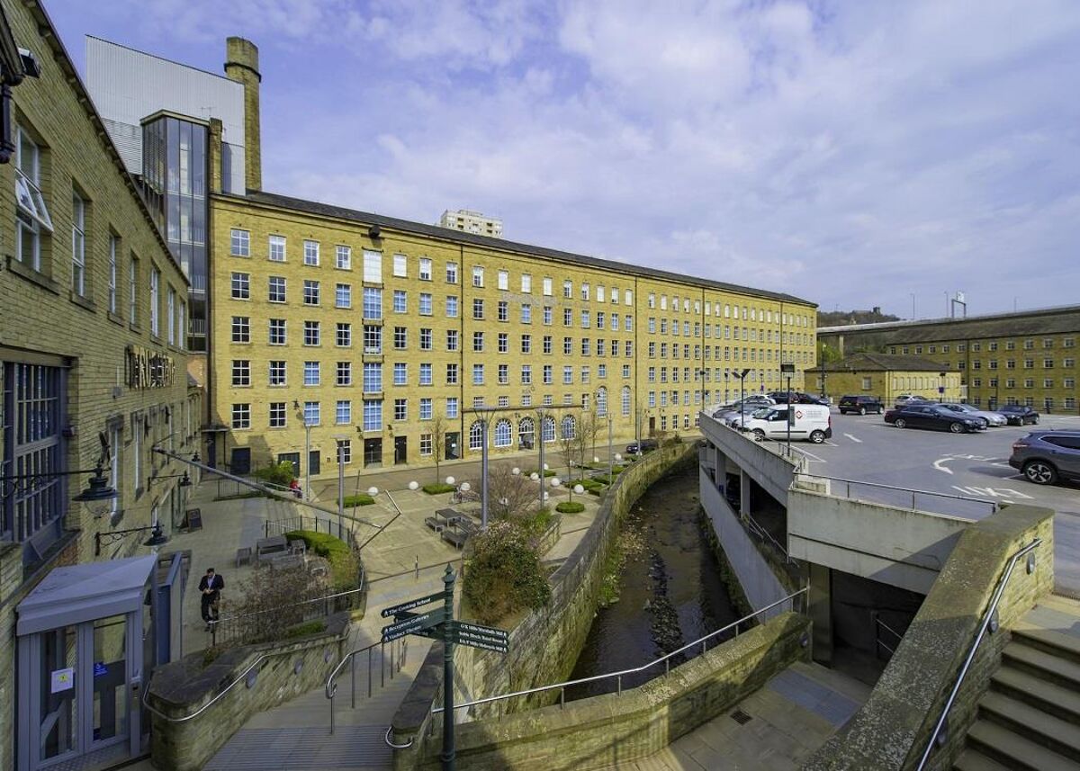 The business centre is located in a former carpet mill and on offer is a staffed reception, offices, co-working, meeting rooms and admin support, and the building is situated just off the A58.