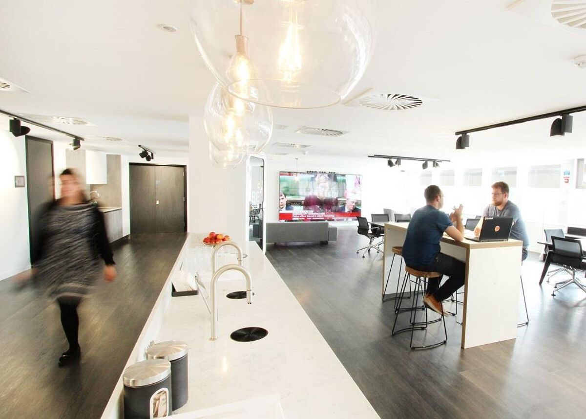 This business centre boasts a fully equipped gym exclusively for clients and offers serviced offices, meeting rooms, breakout areas and stocked kitchens, all just a short walk from Reading station.