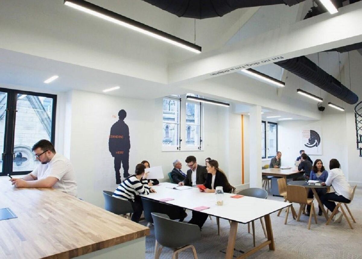 The space is located in an iconic Victorian Gothic building and has offices, meeting rooms, showers, a large communal space and regular social events, all within reach of Salford Central station.