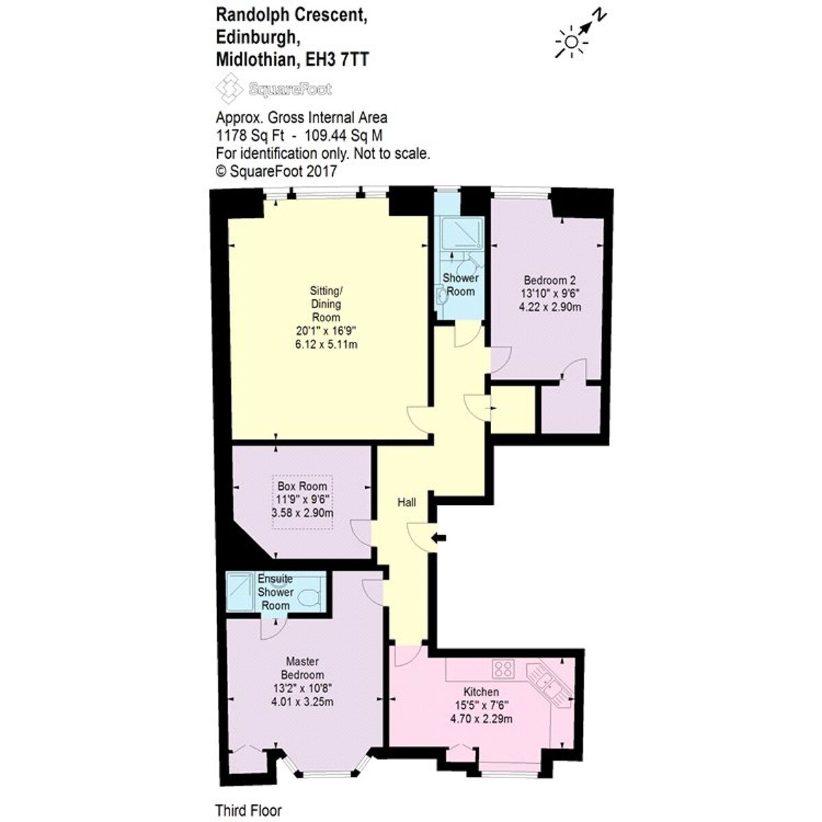 flat for sale in Randolph Crescent, New Town, Edinburgh, EH3
