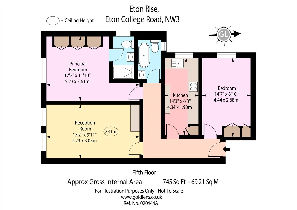 flat for sale in Eton Rise, Eton College Road, London, NW3