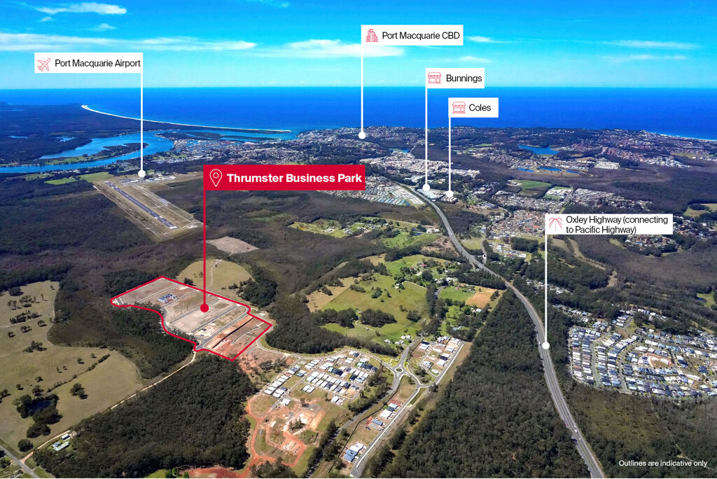 Image of Thrumster Business Park, Achievement Avenue & Integrity Circuit, Thrumster, NSW 2444