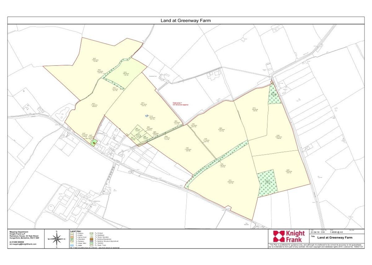 Land for sale in Greenway Farm Land, Greenway, Tockenham, Swindon ...