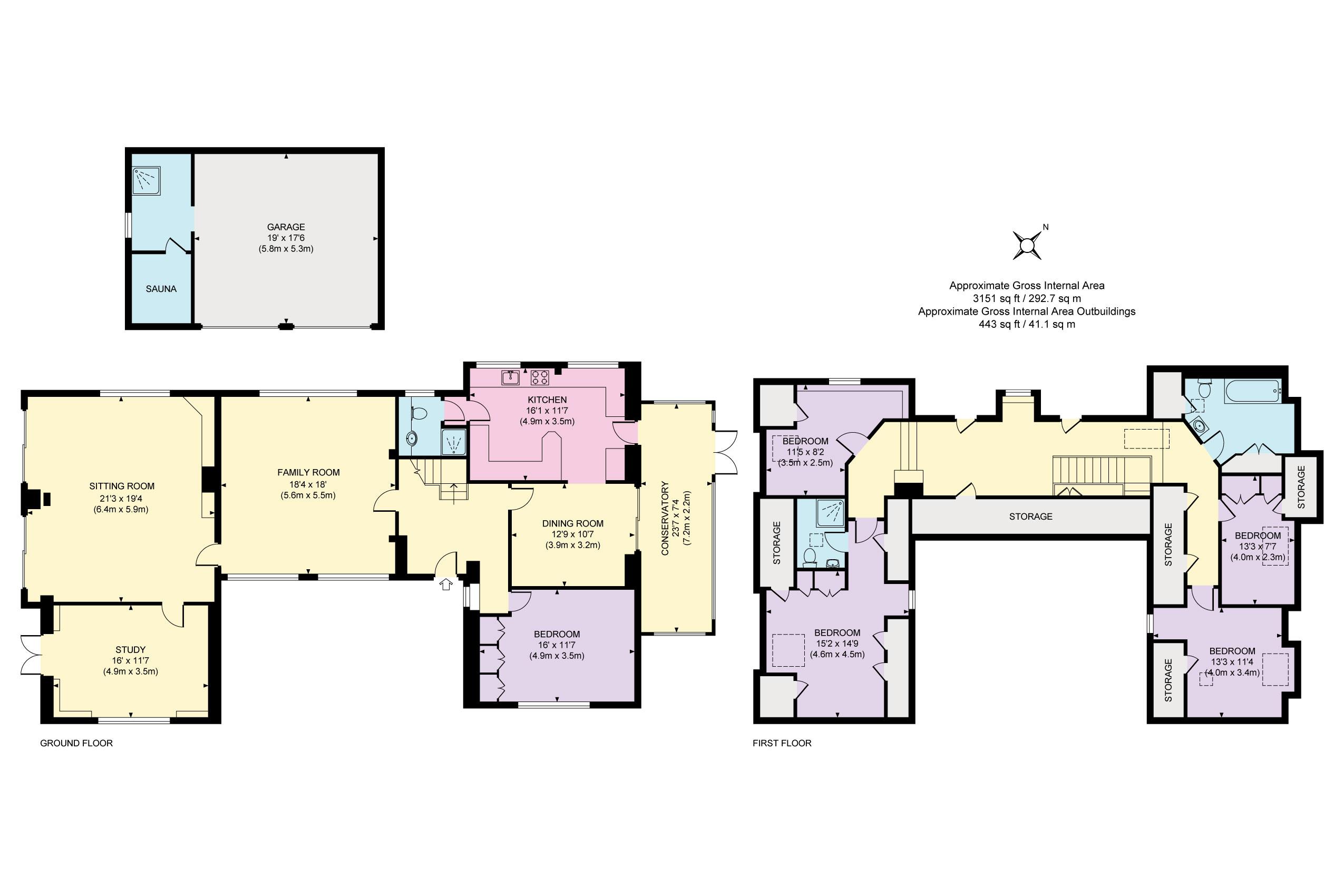 house for sale in Chiltley Lane, Liphook, Hampshire, GU30