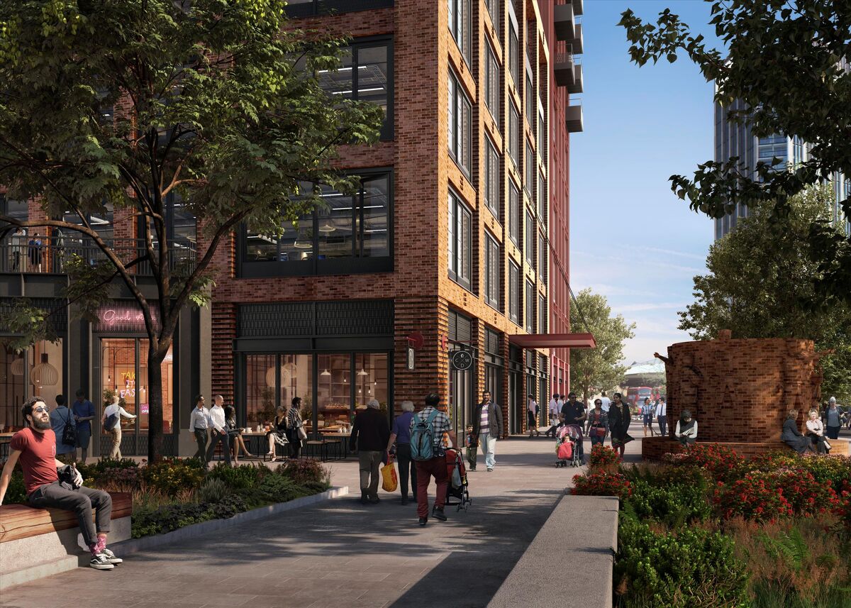 Landmark, mixed-use Allies+Morrison designed scheme due for completion mid 2025.