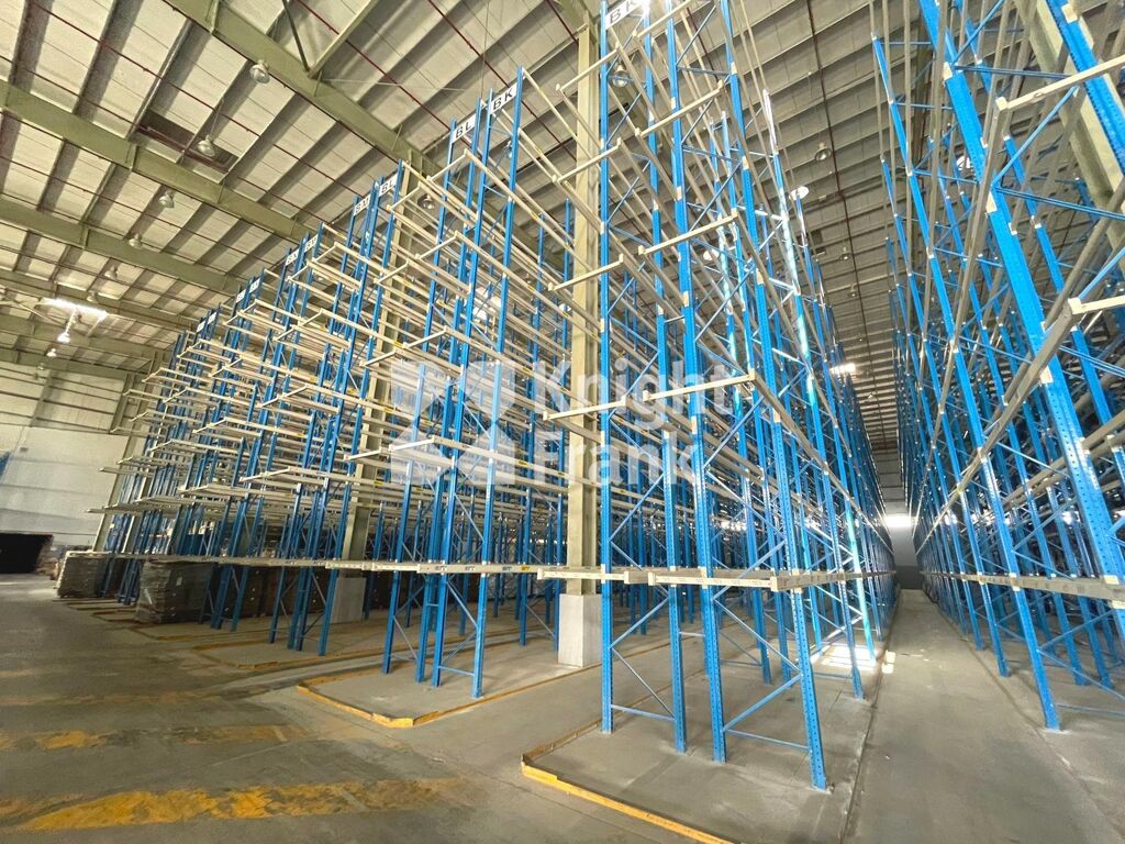Image of Jebel Ali Freezone North with full fire-fighting sprinkler and fully racked