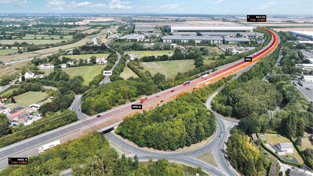 New Industrial and Logistics Development immediately adjacent to J6 M18 

Units from 21,750 sq ft up to 1,150,000 sq ft in a single building
