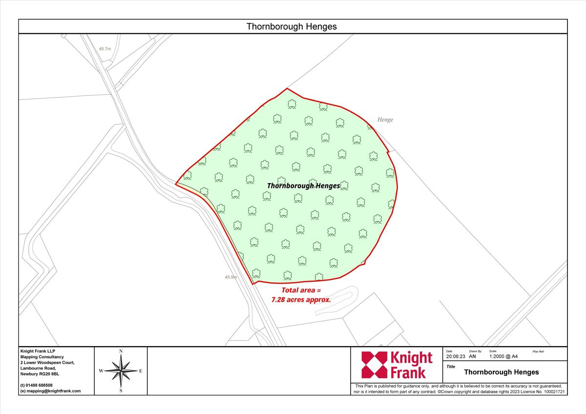 Woodland and Neolithic Henge for sale in West Tanfield, North Yorkshire