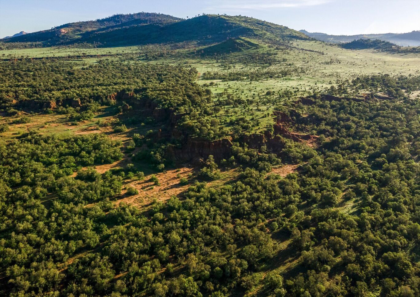 Image of Western Red Cliff Valley, Lolldaiga Valley, Laikipia, Kenya