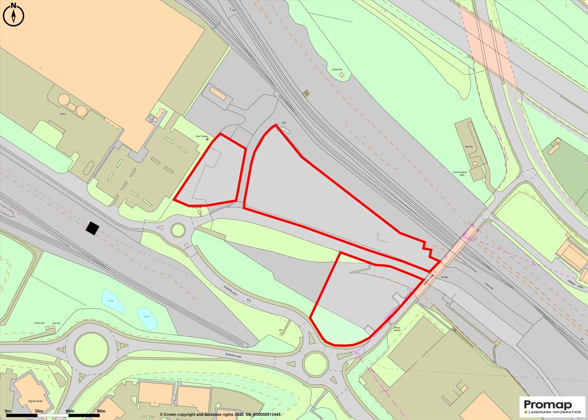 Open Storage Land Plots With Immediate Rail Terminal Access Ranging From 0.4 Acres to 3.54 Acres in an Established Commercial Location – Available Now