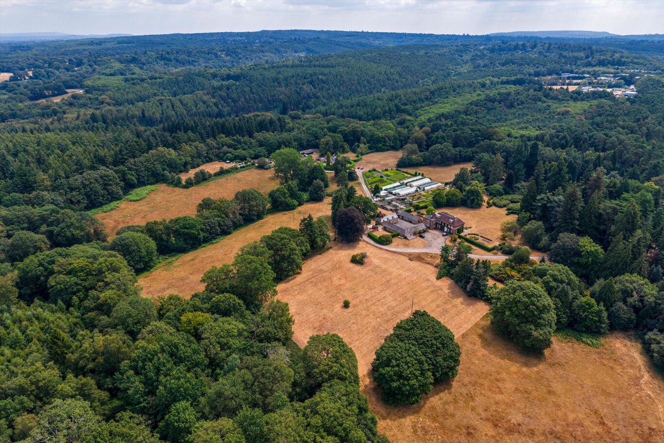 Image of Smallholding of 17.74 acres and 2 bedroom flat for rent in Grayshott Road, Headley Down, Bordon, Hampshire GU35