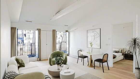 Picture of 1 bedroom apartment for sale.