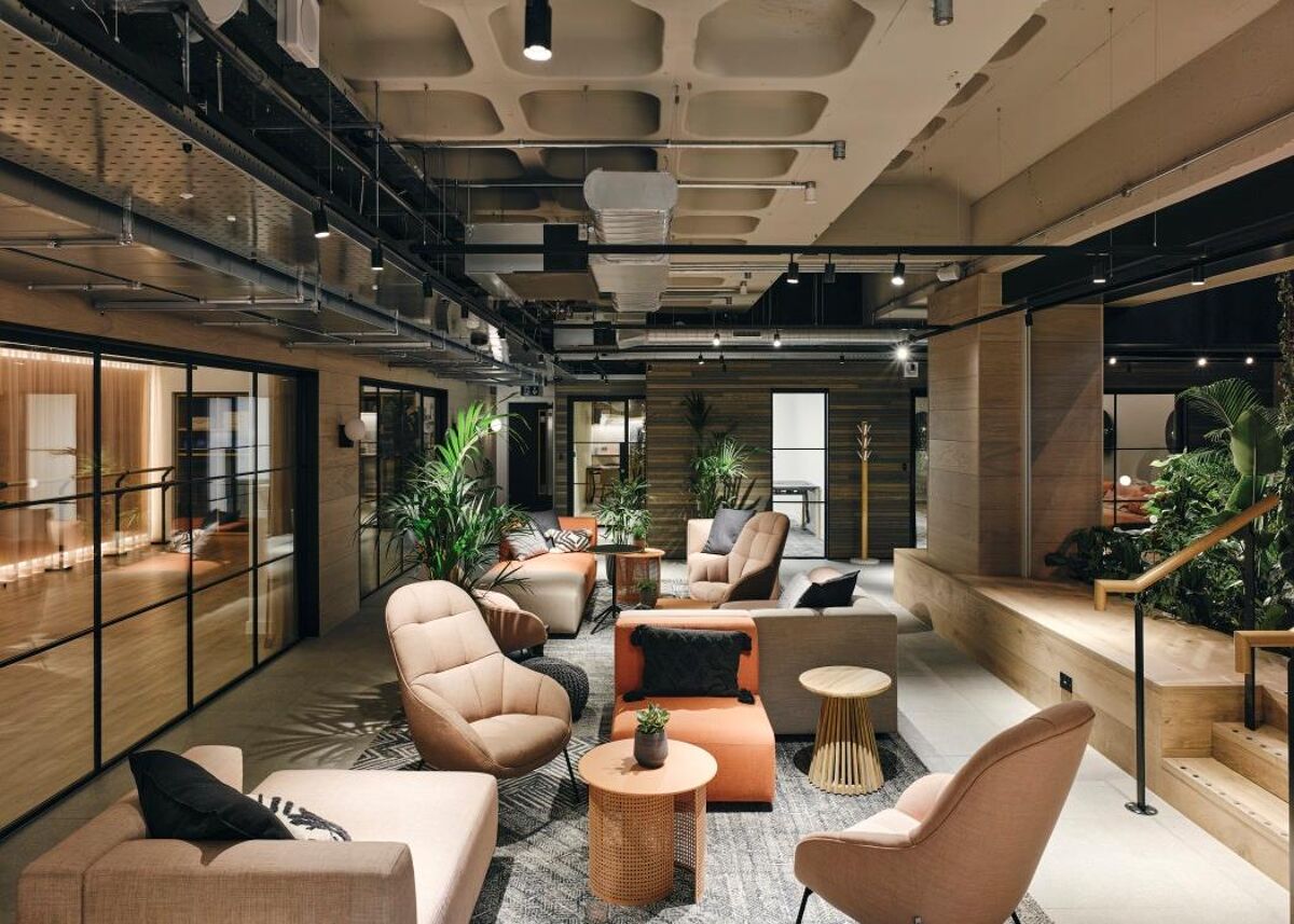 A biophilia-filled building offering individuality and flexibility