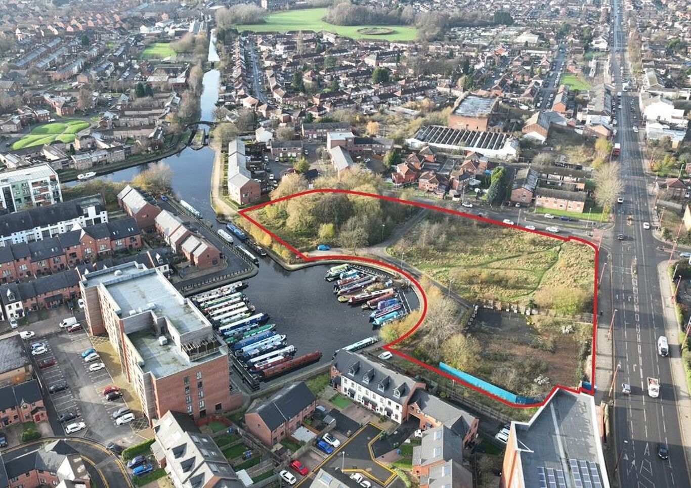 Image of ***UNDER OFFER*** Land at Lock Keepers Court & Site of Former Droylsden Library, Droylsden Marina, Droylsden, M43