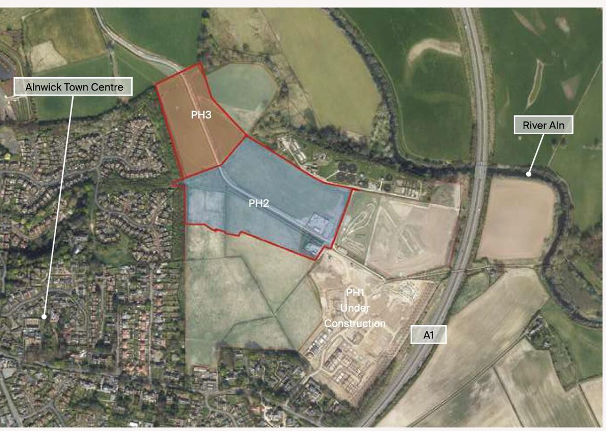 Land/Site/Dev for sale in Windy Edge, Alnmoth Road, Alnwick