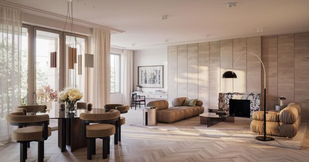 Picture of 3 bedroom apartment for sale.